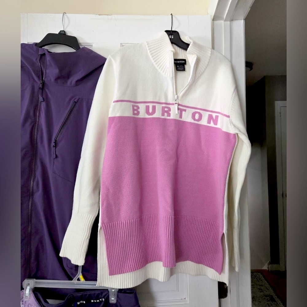Burton Women’s Quarter Zip Sweater/Sweatshirt XL